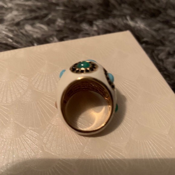 Cocktail Ring with Multi Gemstones - Picture 2 of 3